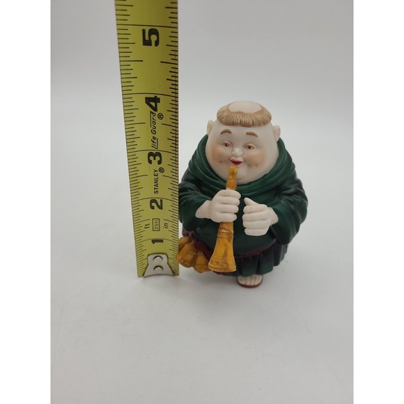 Dept 56 Merry Makers Horatio the Horn Blower Figure Monk Friar Christmas - Picture 11 of 11